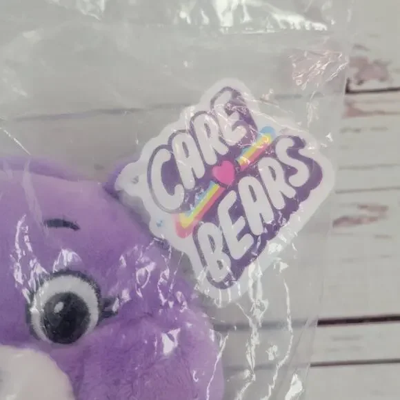 Care Bears Share BEAR 10" Plush Teddy Stuffed Animal Winking, Purple Lollipops - Picture 3 of 5